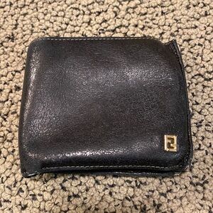 Fendi Black Leather Wallet